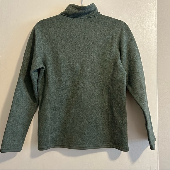 Boys Patagonia dark green better sweater 1/4 zip pullover jacket size 14 XL - Picture 5 of 7